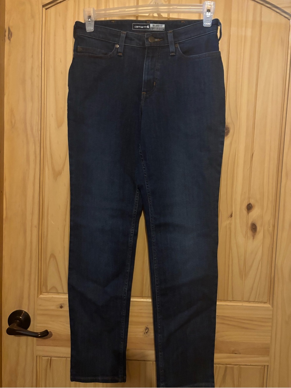 Carhartt rugged flex relaxed fit women jean BD5383-W size 4 (31”X31”)-NWT